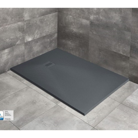 Dušo padėklas Radaway Kyntos F 160 x 80 cm akmens masės, antracito