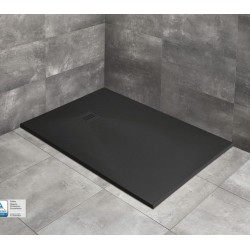 Dušo padėklas Radaway Kyntos F 160 x 80 cm akmens masės, juodas