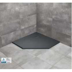 Dušo padėklas Radaway Kyntos PT 100 x 100 cm akmens masės, antracito