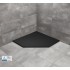 Dušo padėklas Radaway Kyntos PT 90 x 90 cm akmens masės, juodas