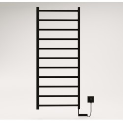 Elektrinis rankšluosčių džiovintuvas Nemo Lux Laufer 11 123 x 53 cm juodas
