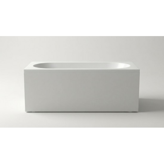 Akmens masės vonia Vispool Libero 170 x 80 cm balta
