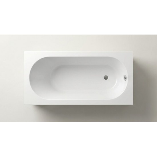 Akmens masės vonia Vispool Libero 170 x 80 cm balta
