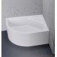 Dušo padėklas New Trendy Max 100 x 80 cm akrilinis, dešinės pusės, baltas