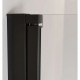 Dušo durys Ocean Meso 80 cm juodas + skaidrus stiklas