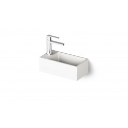 Silkstone praustuvas Paa MI 40 cm kairės pusės, baltas matinis