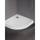 Dušo padėklas New Trendy Mild Stone PV 80 x 80 cm akrilinis, baltas