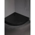 Dušo padėklas New Trendy Mild Stone PV 80 x 80 cm akrilinis, juodas