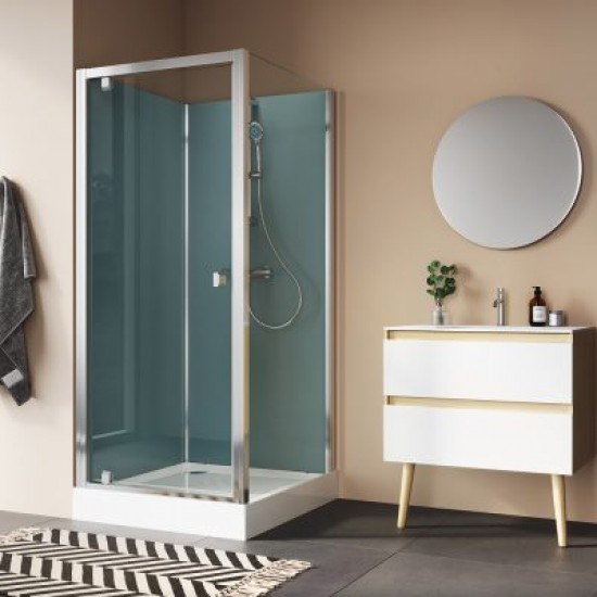 Uždara dušo kabina Ronal Modul ST3 80 x 80 cm skaidrus stiklas