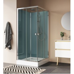 Uždara dušo kabina Ronal Modul KV 80 x 80 cm skaidrus stiklas