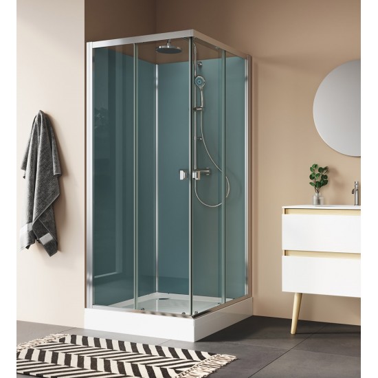 Uždara dušo kabina Ronal Modul KV 90 x 90 cm skaidrus stiklas