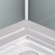 Uždara dušo kabina Ronal Modul KV 90 x 90 cm skaidrus stiklas