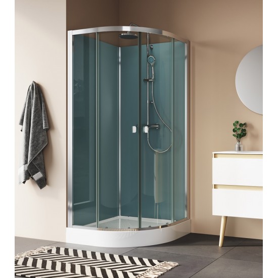 Uždara dušo kabina Ronal Modul PS 90 x 90 cm skaidrus stiklas