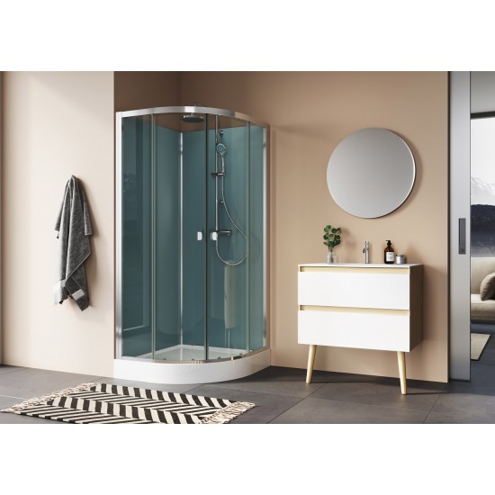 Uždara dušo kabina Ronal Modul PS 90 x 90 cm skaidrus stiklas