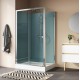 Uždara dušo kabina Ronal Modul ST1 100 x 80 cm skaidrus stiklas