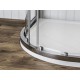 Dušo kabina Ravak Blix II NBLRV2 90 x 90 cm blizgus chromas, skaidrus stiklas