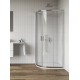 Dušo kabina Ravak Blix II NBLCP4 80 x 80 cm blizgus chromas, skaidrus stiklas