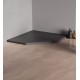 Dušo padėklas New Trendy Nex PN 90 x 90 cm akmens masės, antracito