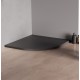 Dušo padėklas New Trendy Nex PS 80 x 80 cm akmens masės, antracito