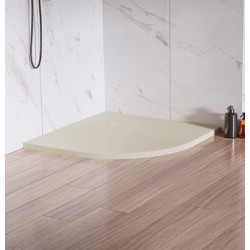 Dušo padėklas New Trendy Nex PS 80 x 80 cm akmens masės, smėlio