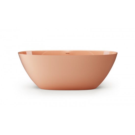 Akmens masės vonia Paa Perla 175 x 76 cm Glossy Clay