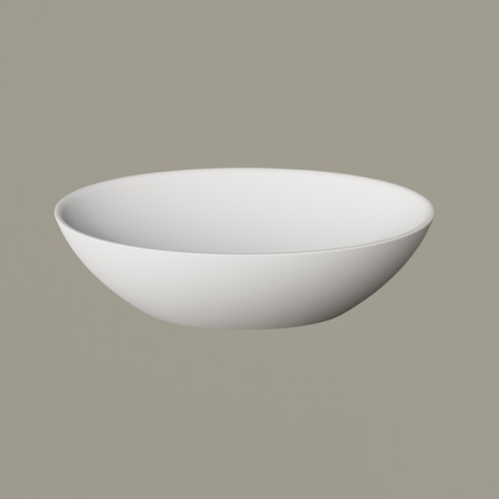 Pastatomas Silkstone praustuvas Paa Perla 51 cm baltas matinis