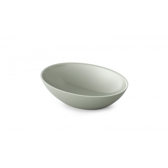 Pastatomas akmens masės praustuvas Paa Perla 51 cm Glossy Fog