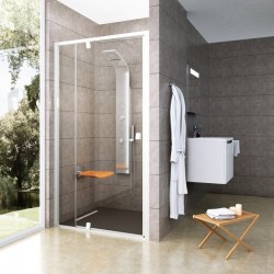 Dušo durys Ravak Pivot PDOP2 100 cm baltas+skaidrus stiklas