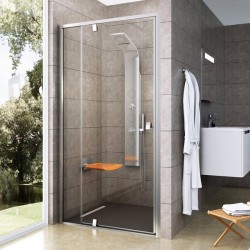 Dušo durys Ravak Pivot PDOP2 100 cm satinas+skaidrus stiklas
