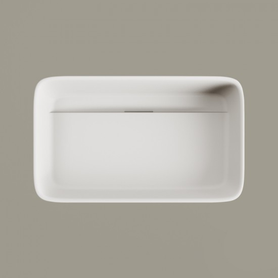 Pastatomas Silkstone praustuvas Paa Quadro On 55 cm Caffelatte matinis
