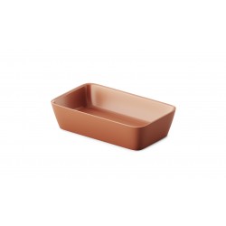 Pastatomas akmens masės praustuvas Paa Quadro On 55 cm Glossy Clay