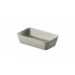 Pastatomas akmens masės praustuvas Paa Quadro On 55 cm Glossy Fog