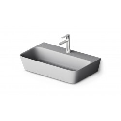 Pastatomas Silkstone praustuvas Paa Quadro 70 cm pilkas matinis