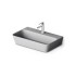 Pastatomas Silkstone praustuvas Paa Quadro 70 cm pilkas matinis