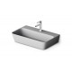 Pastatomas Silkstone praustuvas Paa Quadro 70 cm pilkas matinis