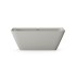 Silkstone vonia Paa Quadro Wall 160 x 76 cm pilka matinė