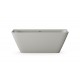 Silkstone vonia Paa Quadro Wall 160 x 76 cm pilka matinė