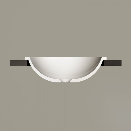Įleidžiamas Silkstone praustuvas Paa Round In 44 cm Caffelatte matinis