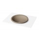 Įleidžiamas Silkstone praustuvas Paa Round In 44 cm Caffelatte matinis