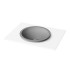 Įleidžiamas Silkstone praustuvas Paa Round In 44 cm pilkas matinis