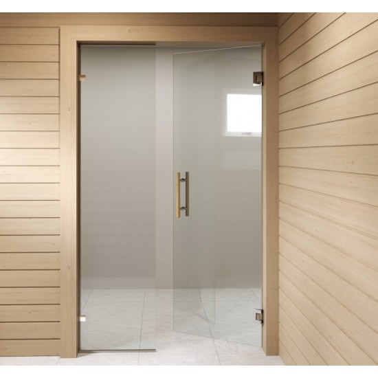 Durys saunai Brasta Glass S2 150 - 180 cm skaidrus stiklas