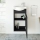 Spintelė voniai Riva SA40-11 40 cm Woodflow Ash, su praustuvu