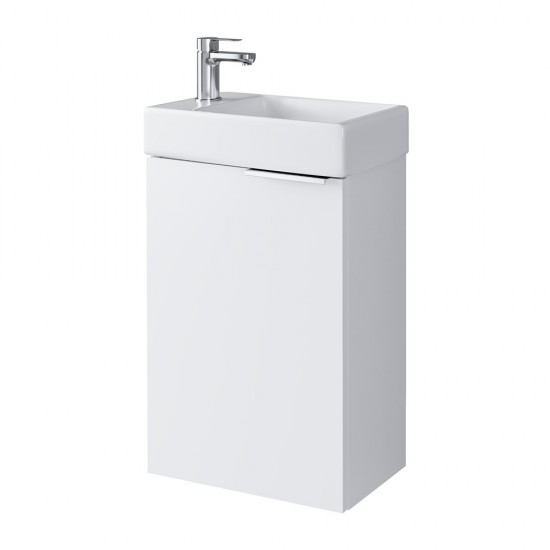 Spintelė voniai Riva SA40A-5 40 cm balta, su praustuvu