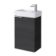 Spintelė voniai Riva SA40A-5 40 cm Woodflow Ash, su praustuvu