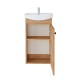Spintelė voniai Riva SA44-11 45 cm Gold Craft Oak, su praustuvu