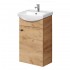 Spintelė voniai Riva SA44-11 45 cm Gold Craft Oak, su praustuvu
