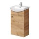Spintelė voniai Riva SA44-11 45 cm Gold Craft Oak, su praustuvu