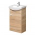 Spintelė voniai Riva SA44-11 45 cm Sonoma Oak, su praustuvu