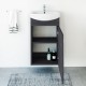 Spintelė voniai Riva SA44-11 45 cm Woodflow Ash, su praustuvu