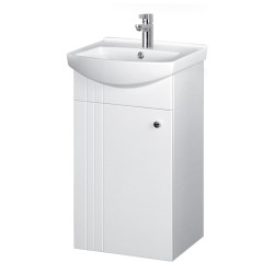 Spintelė voniai Riva SA44 45 cm balta, su praustuvu